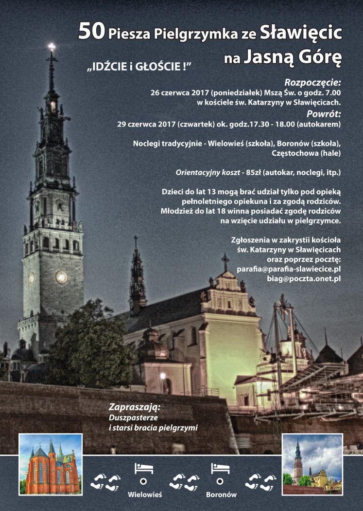 Pielgrzymka Jasna Gora 2017